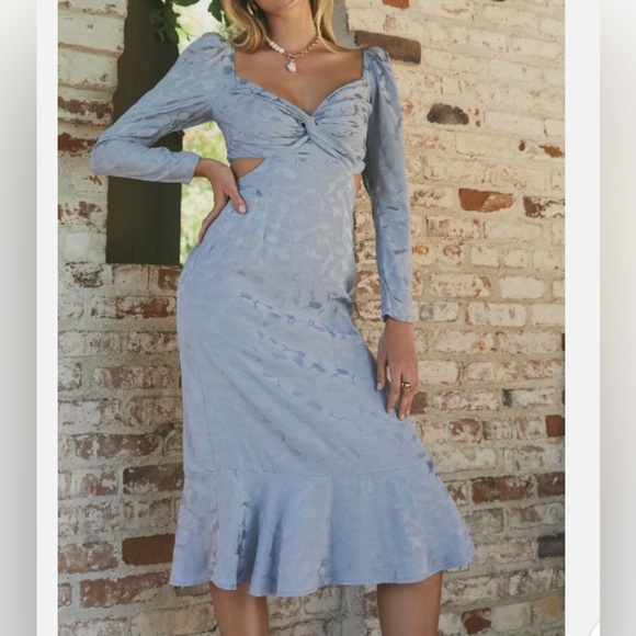 ASTR The Label Lainie Dress | Blue | Size M | Revolve | Midi dress - Picture 2 of 12